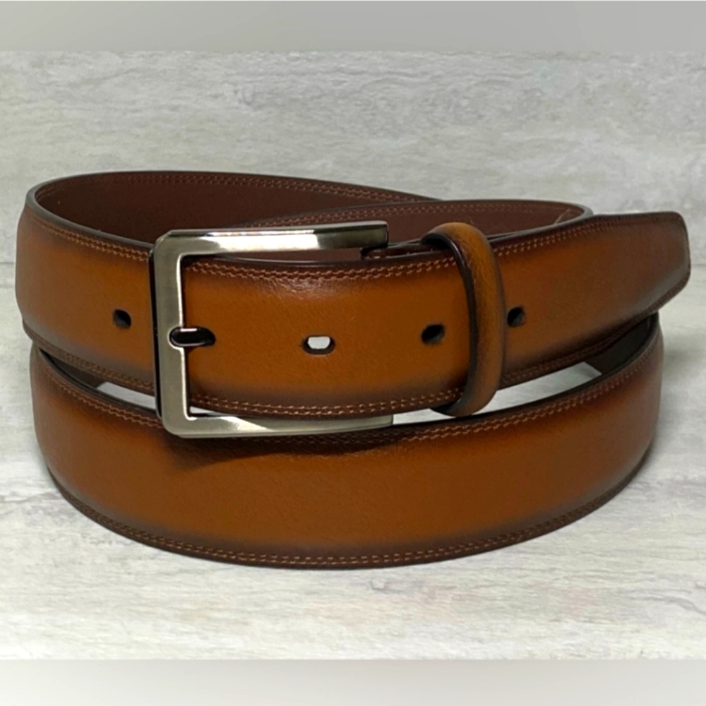 Brown Full Grain Cowhide Belt